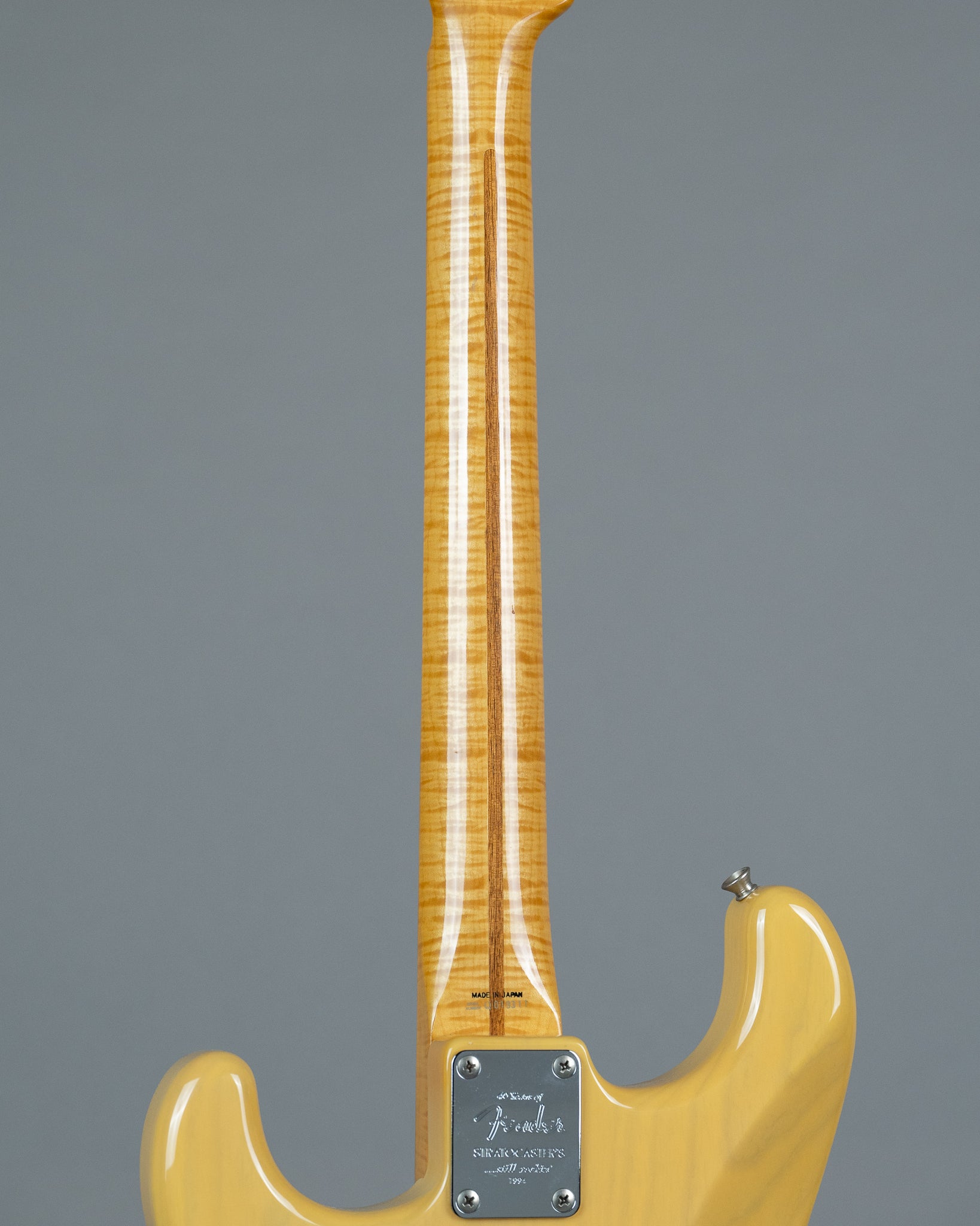 1994 Fender ST-54-70AS 40 Year Edition Stratocaster (Japan, Foto Flame, Aged White Blonde, HSC)