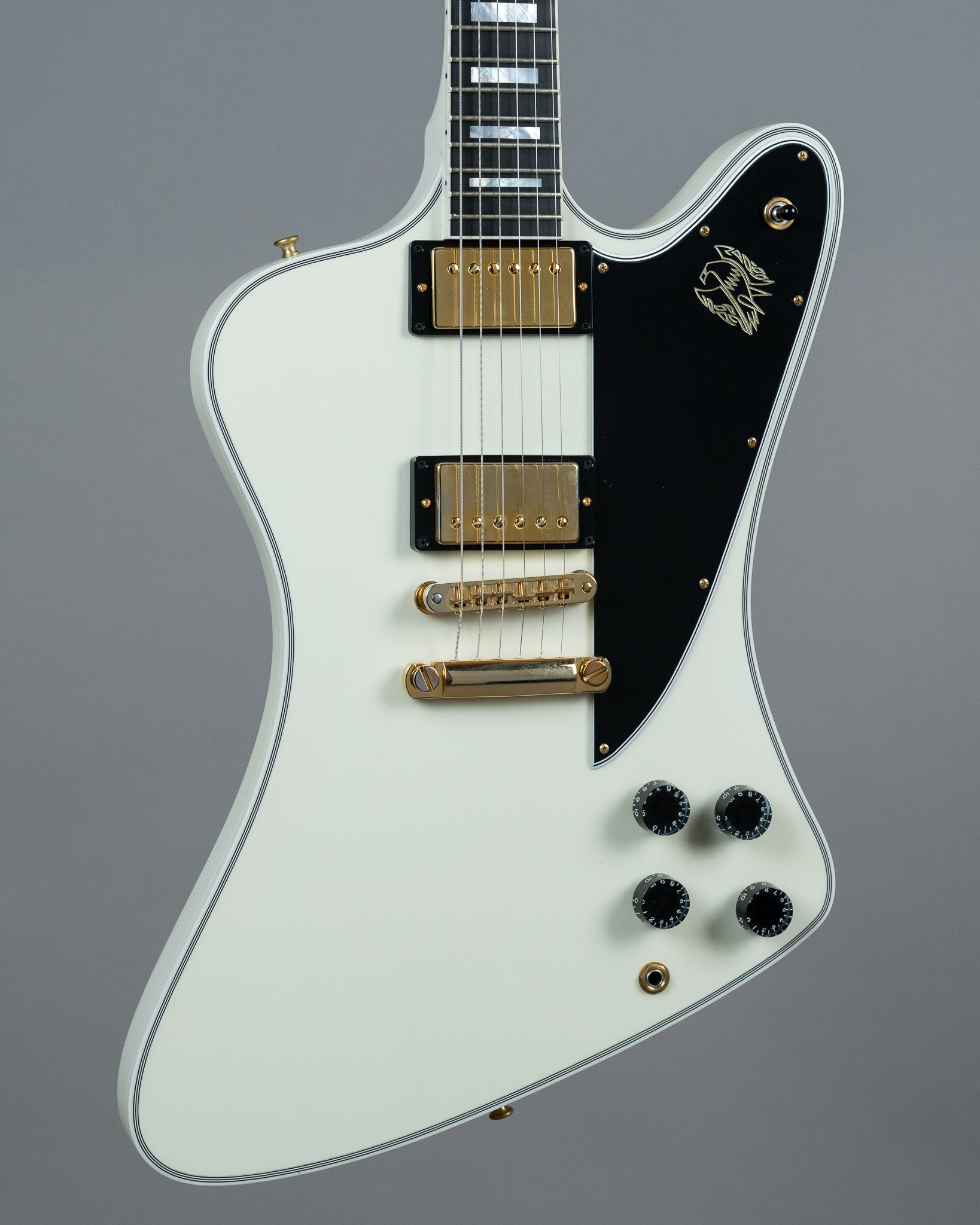 2024 Gibson Custom Shop Firebird Custom (USA, Polaris White, COA, OHSC)