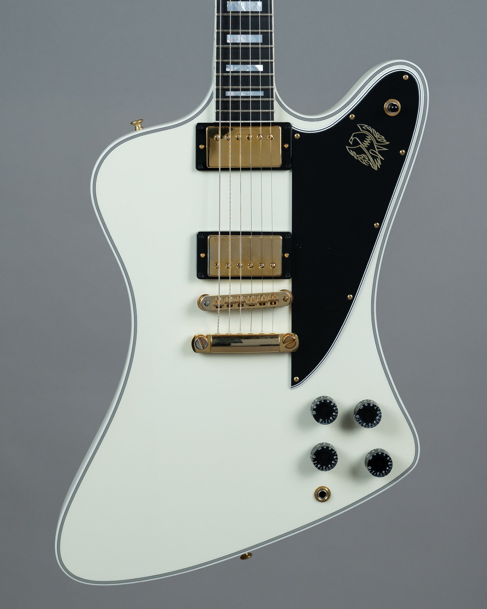 2024 Gibson Custom Shop Firebird Custom (USA, Polaris White, COA, OHSC)