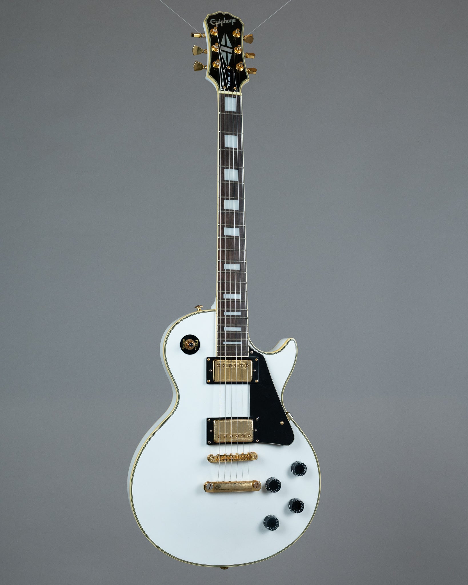 2000 Epiphone Les Paul Custom (Korea, Alpine White, SKB HC)