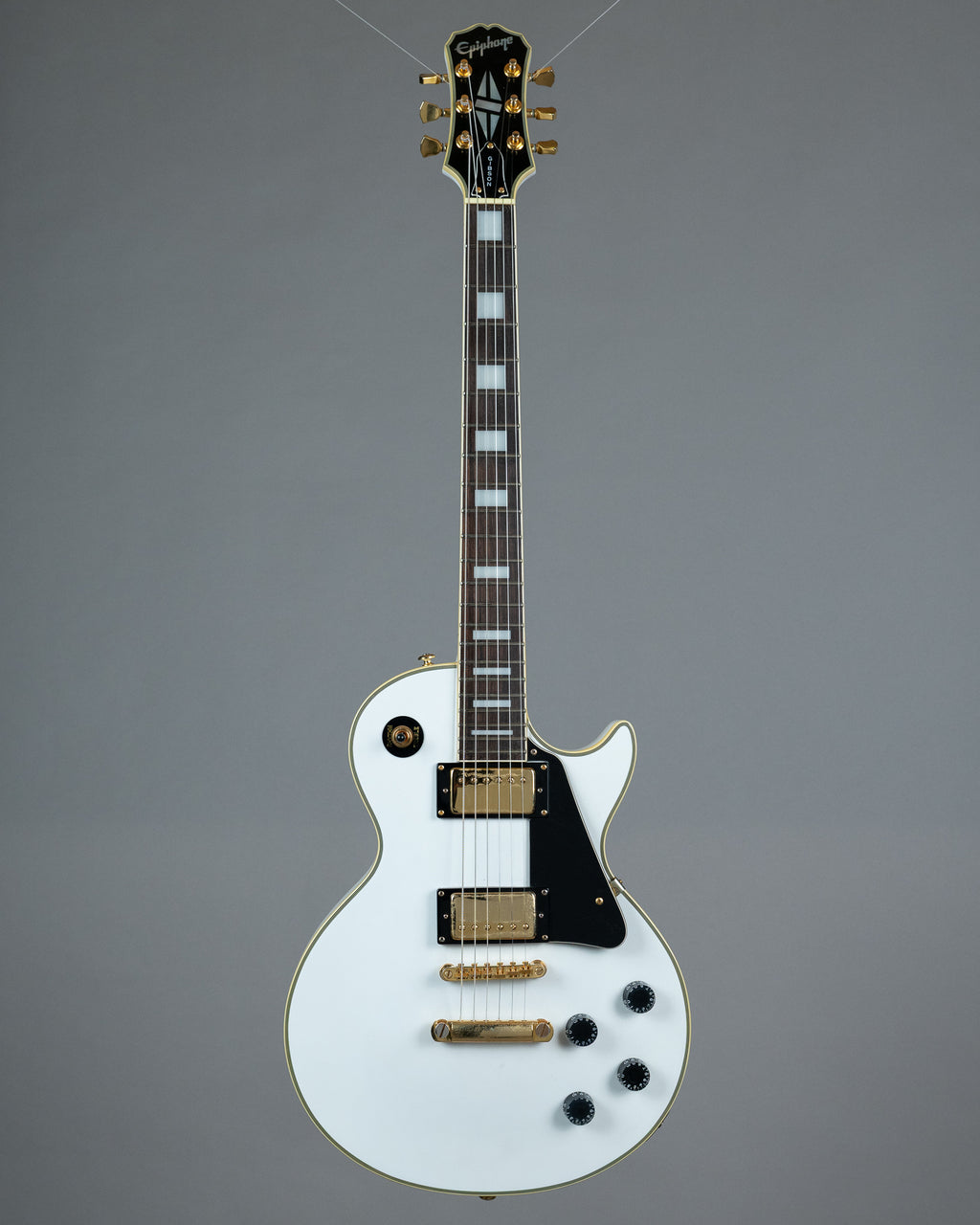 2000 Epiphone Les Paul Custom (Korea, Alpine White, SKB HC)