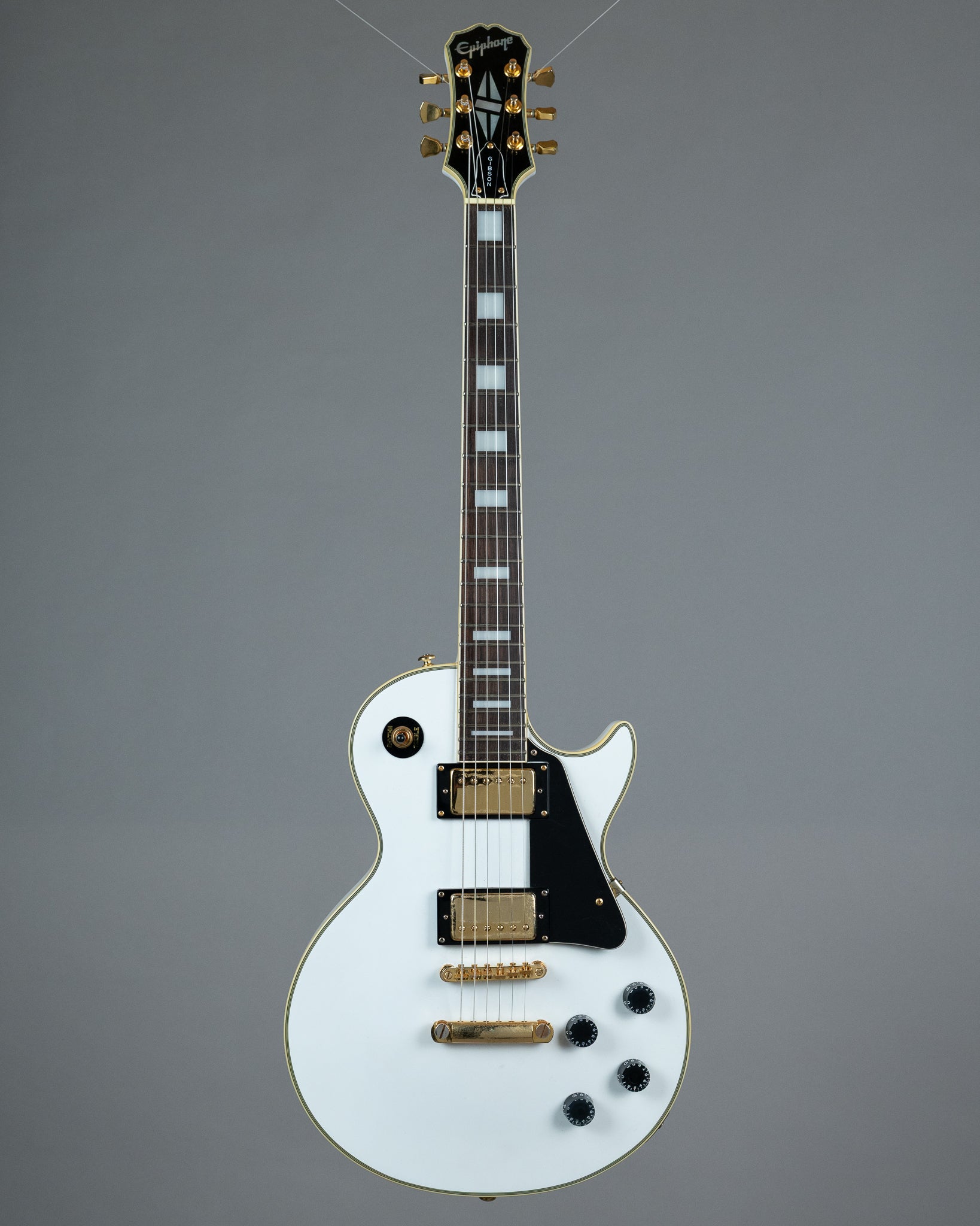 2000 Epiphone Les Paul Custom (Korea, Alpine White, SKB HC)
