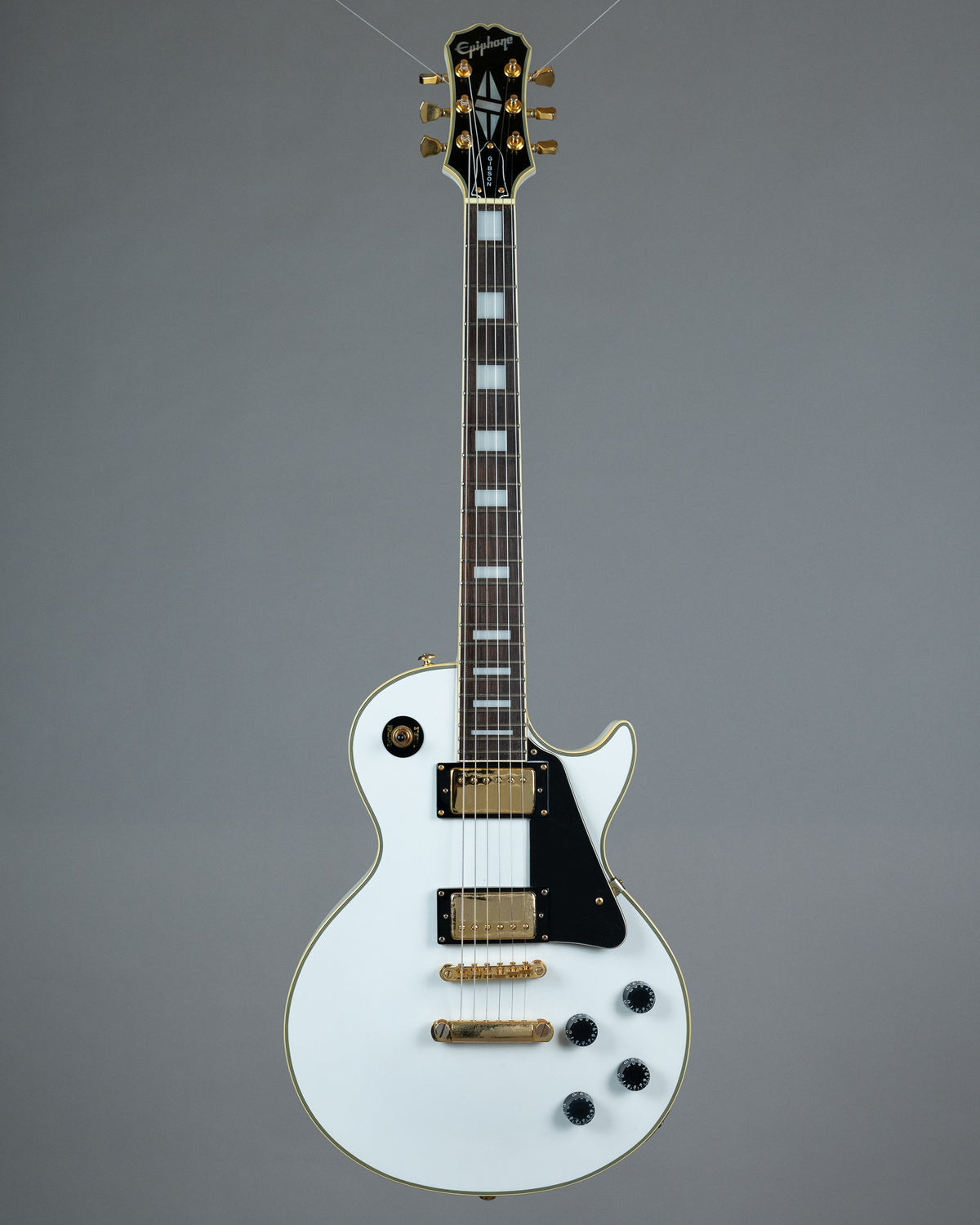 2000 Epiphone Les Paul Custom (Korea, Alpine White, SKB HC)