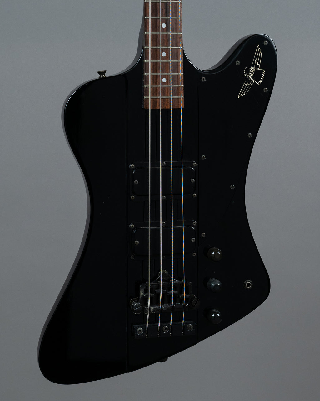 1990 Greco TB-700 'Power Rock Bass' Thunderbird (Japan, Black)