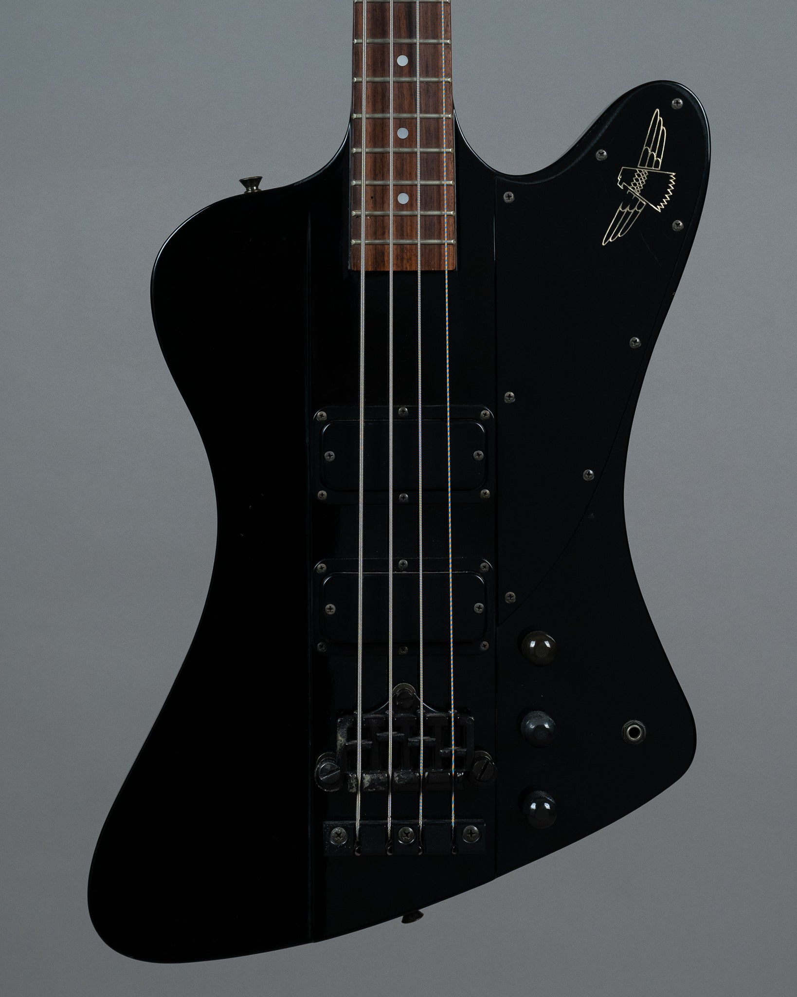 1990 Greco TB-700 'Power Rock Bass' Thunderbird (Japan, Black)