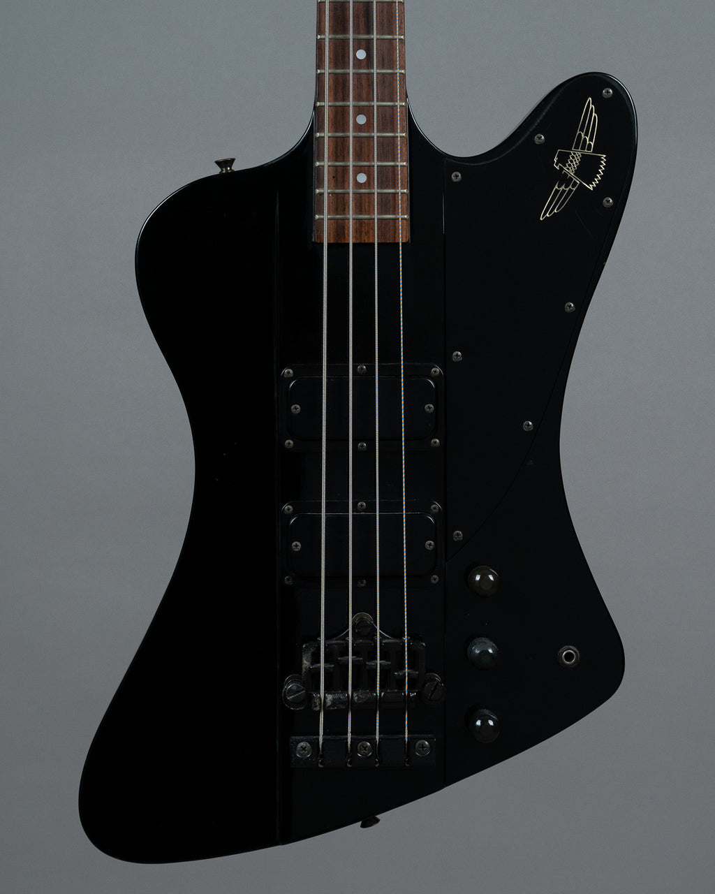 1990 Greco TB-700 'Power Rock Bass' Thunderbird (Japan, Black)