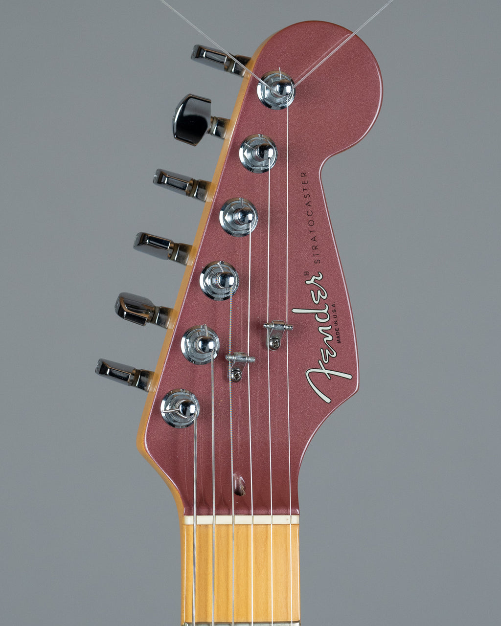 1995 Fender American Standard Stratocaster (USA, Burgundy Mist/Matching Headstock, OHSC)