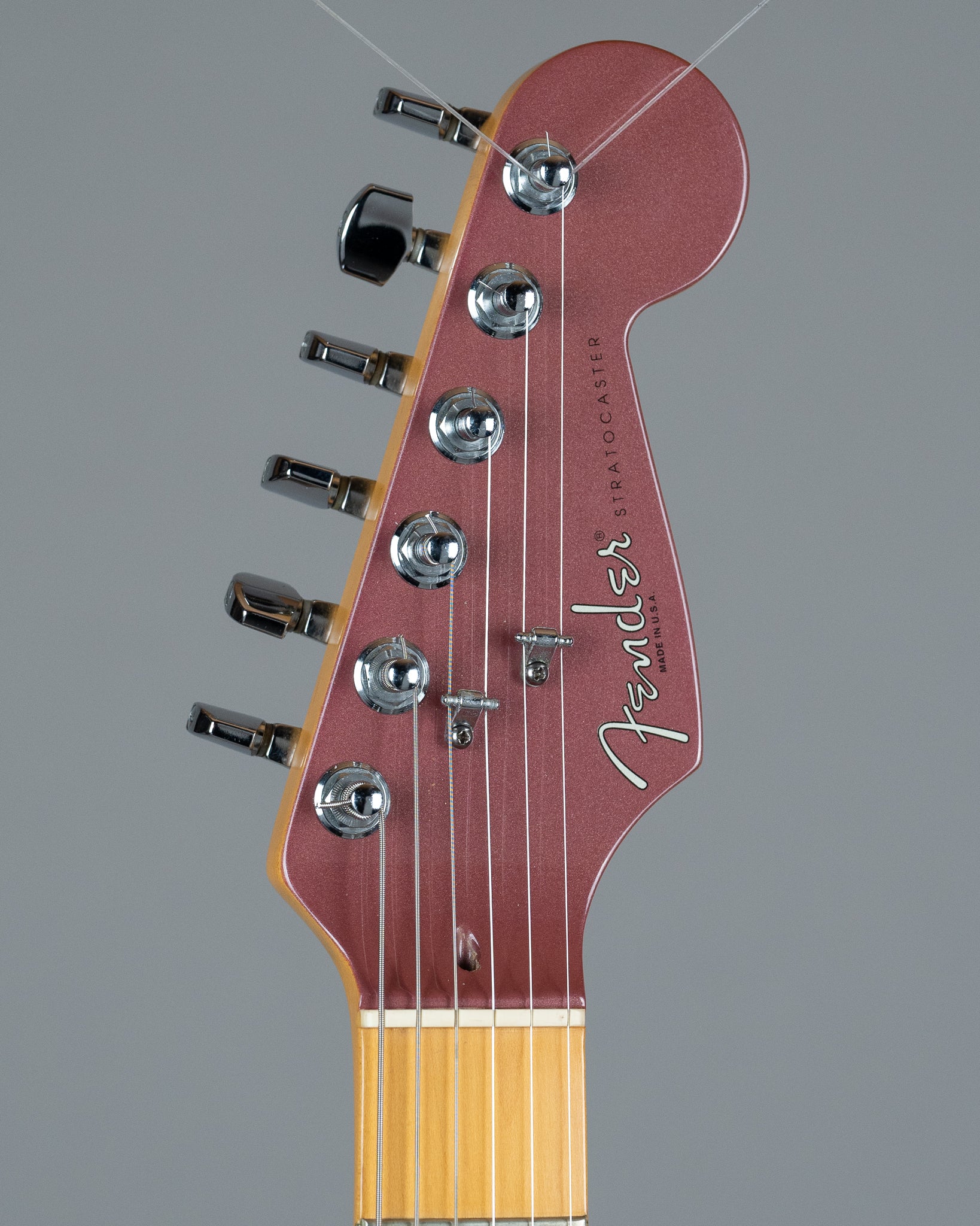1995 Fender American Standard Stratocaster (USA, Burgundy Mist/Matching Headstock, OHSC)