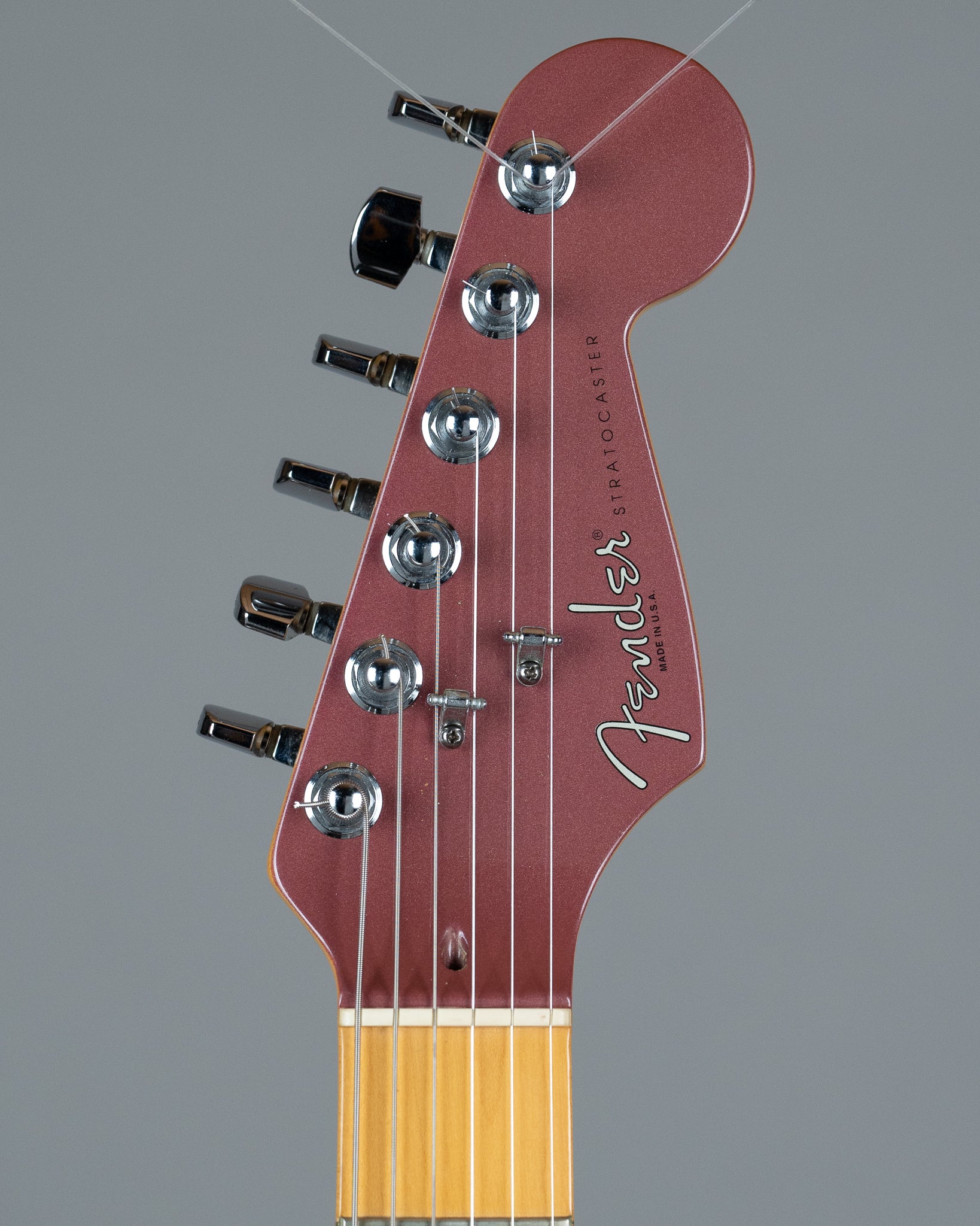 1995 Fender American Standard Stratocaster (USA, Burgundy Mist/Matching Headstock, OHSC)