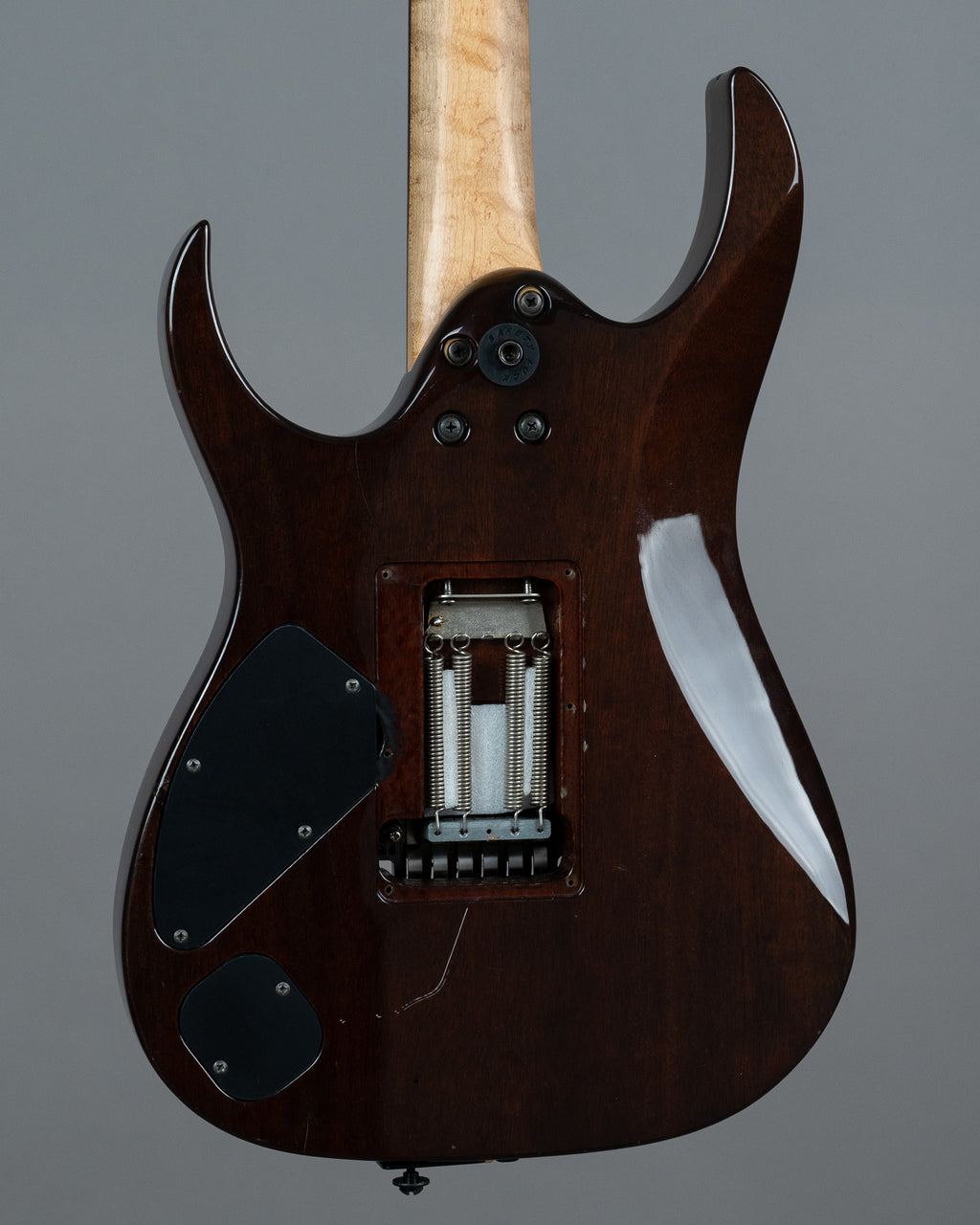 c1992 Ibanez USA Custom RG UCEWQM (USA, Transparent Ebony, HSC)