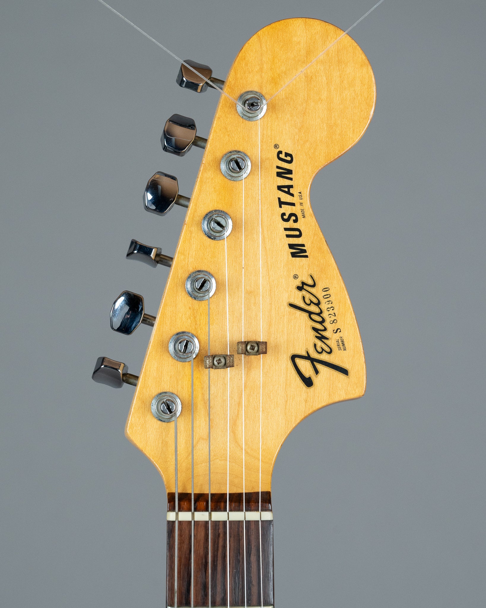1979 Fender Mustang (USA, Olympic White, OHSC)