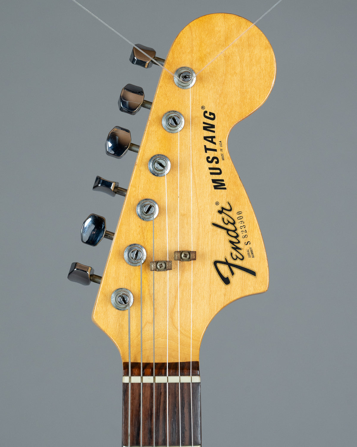 1979 Fender Mustang (USA, Olympic White, OHSC)