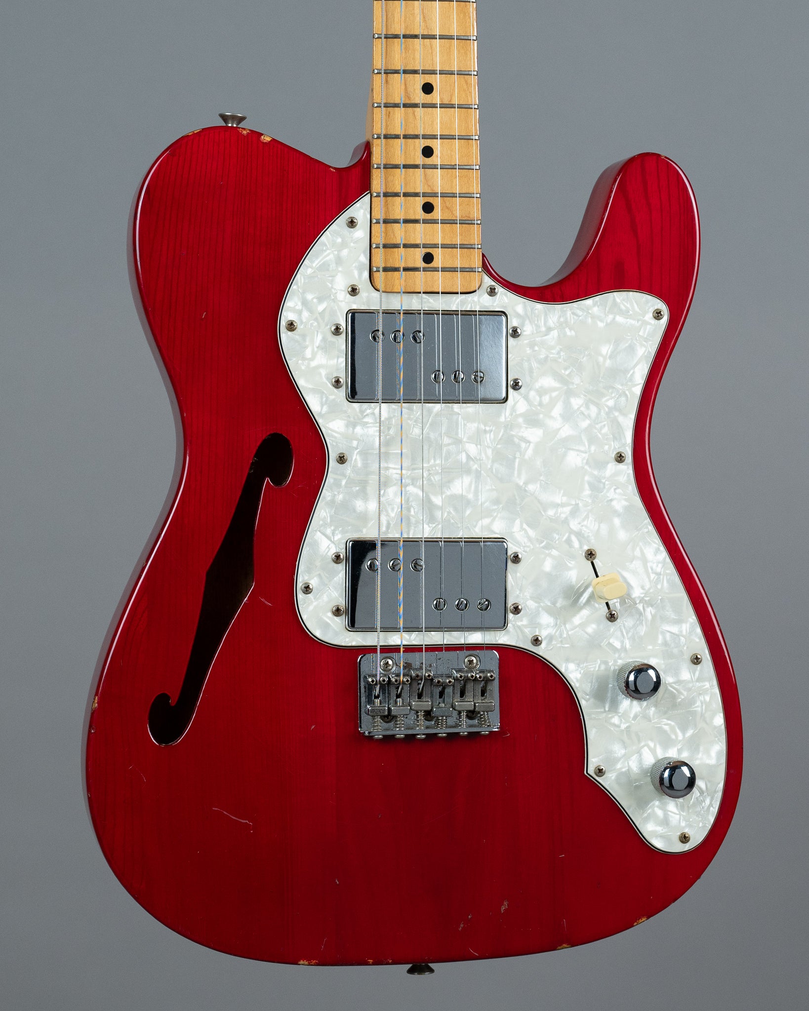 1977 Greco TE-500 Spacey Sounds ' Thinline (Japan, Cherry Blossom Red)