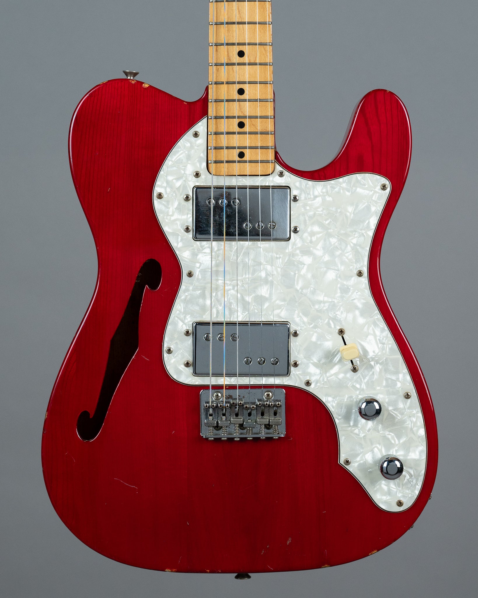 1977 Greco TE-500 Spacey Sounds ' Thinline (Japan, Cherry Blossom Red)