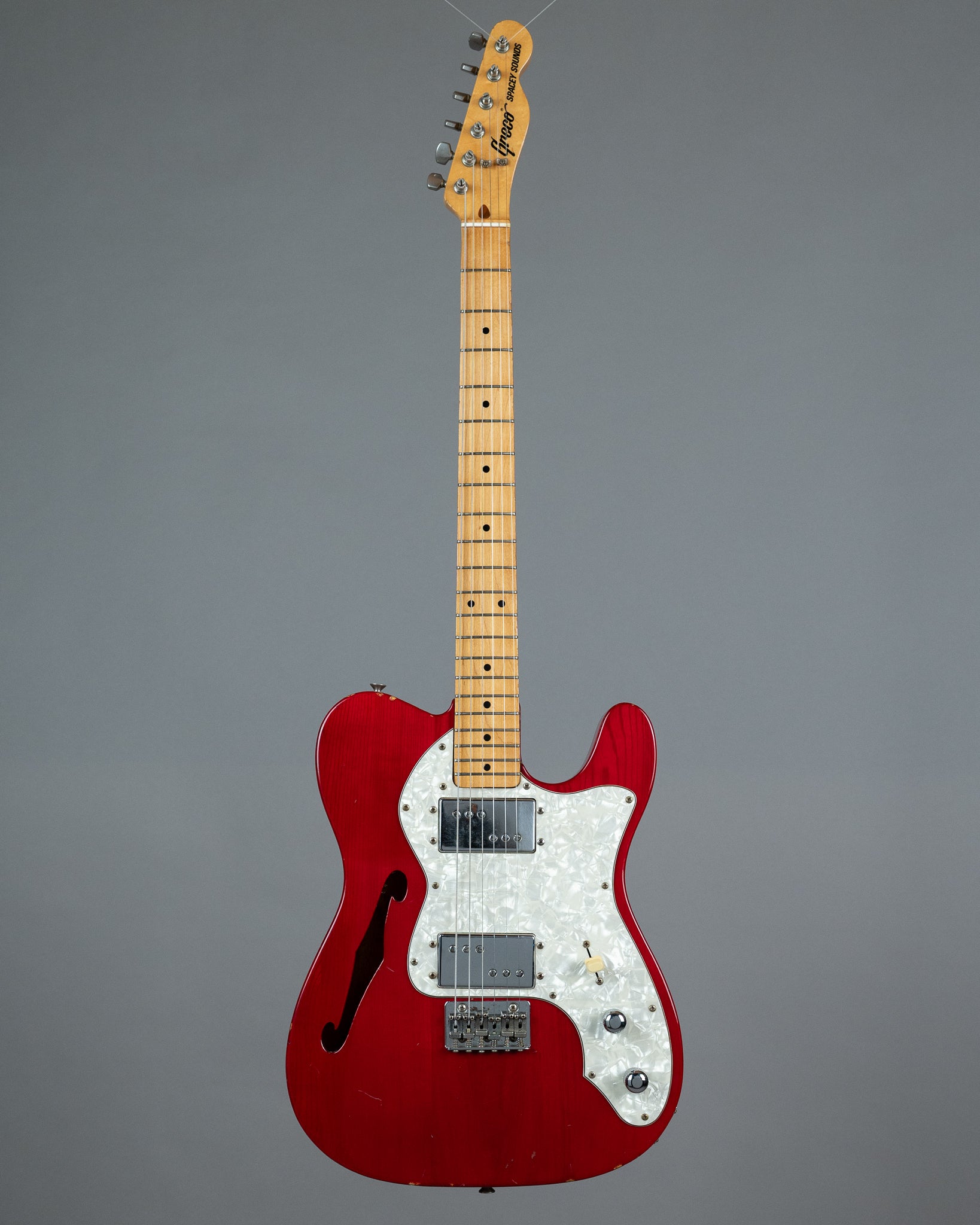1977 Greco TE-500 Spacey Sounds ' Thinline (Japan, Cherry Blossom Red)