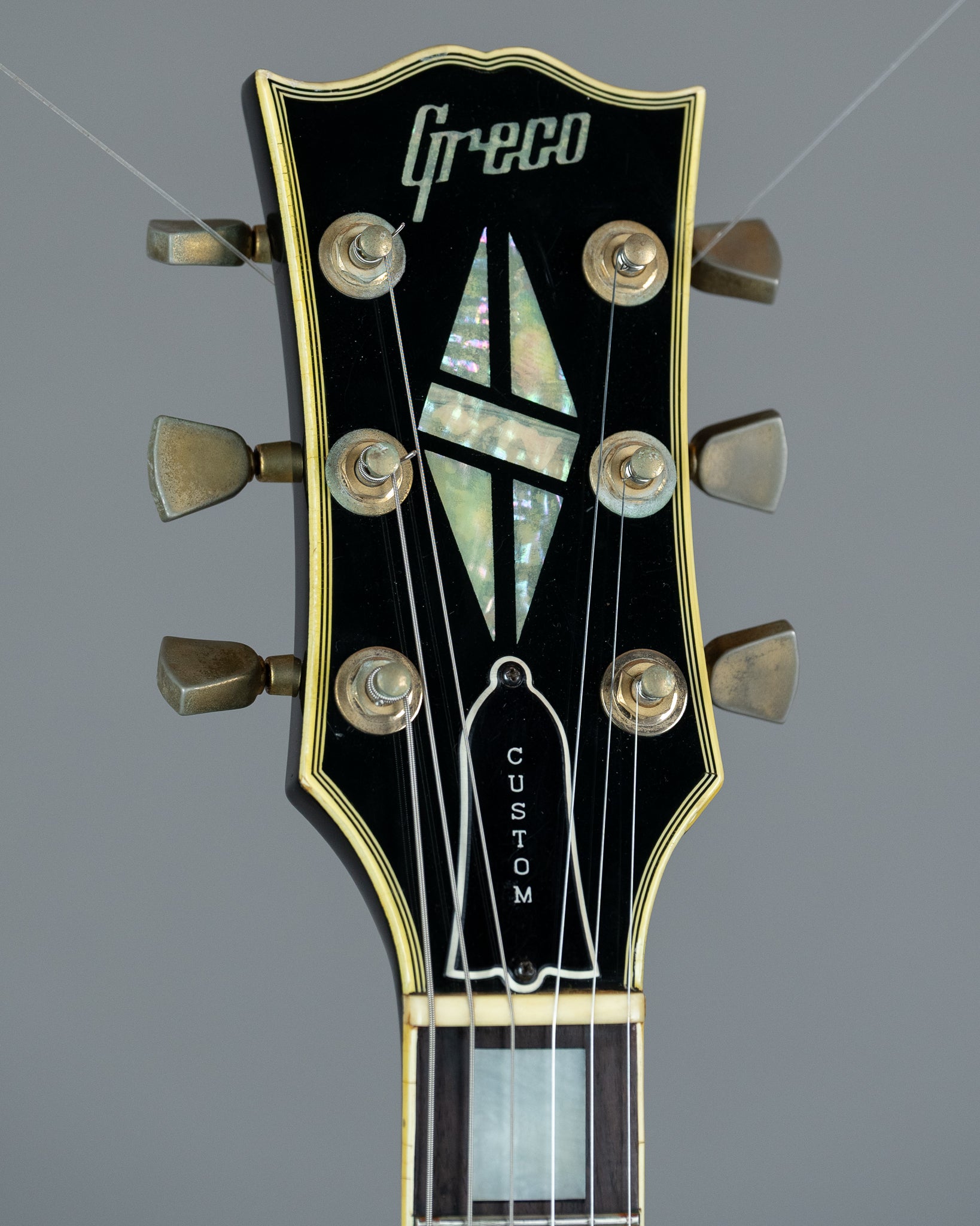 c1978 Greco EG-600 Les Paul Custom (Japan, Ebony, OHSC)
