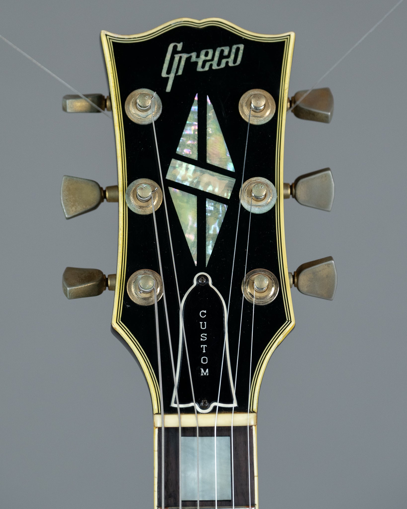 c1978 Greco EG-600 Les Paul Custom (Japan, Ebony, OHSC)
