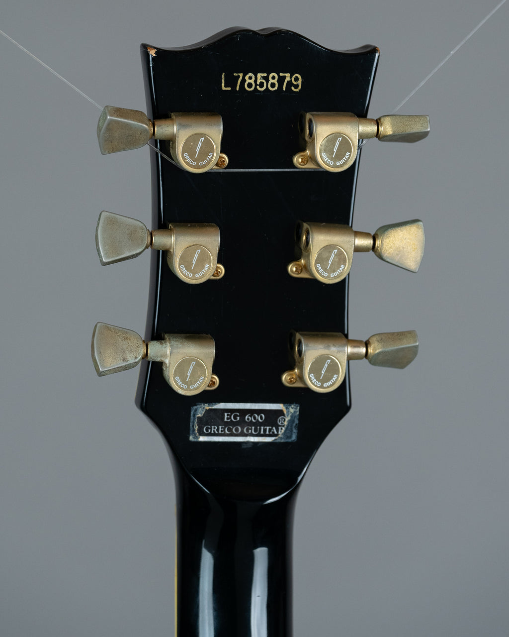 c1978 Greco EG-600 Les Paul Custom (Japan, Ebony, OHSC)