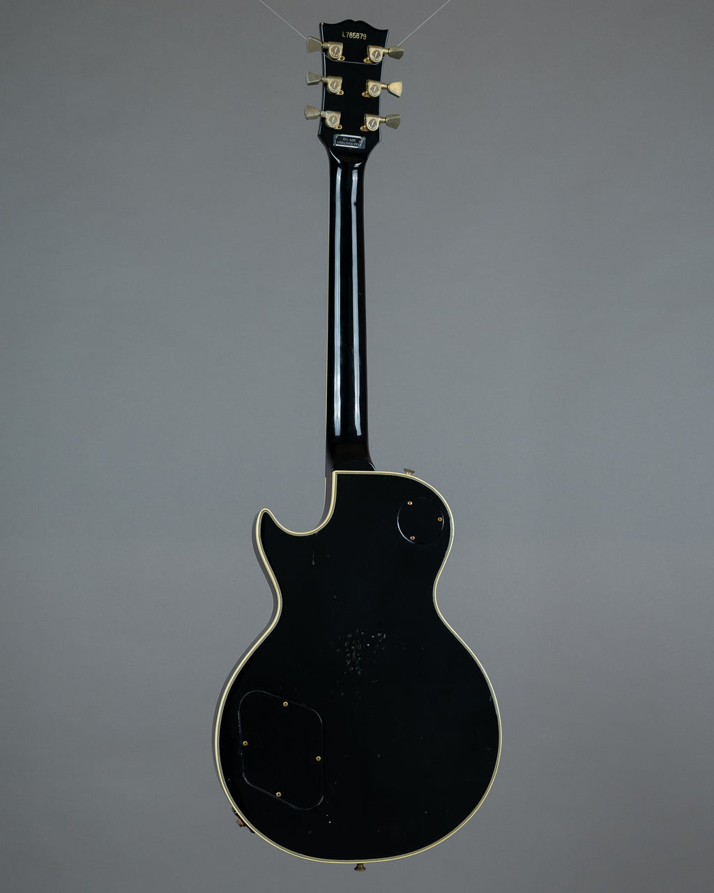 c1978 Greco EG-600 Les Paul Custom (Japan, Ebony, OHSC)