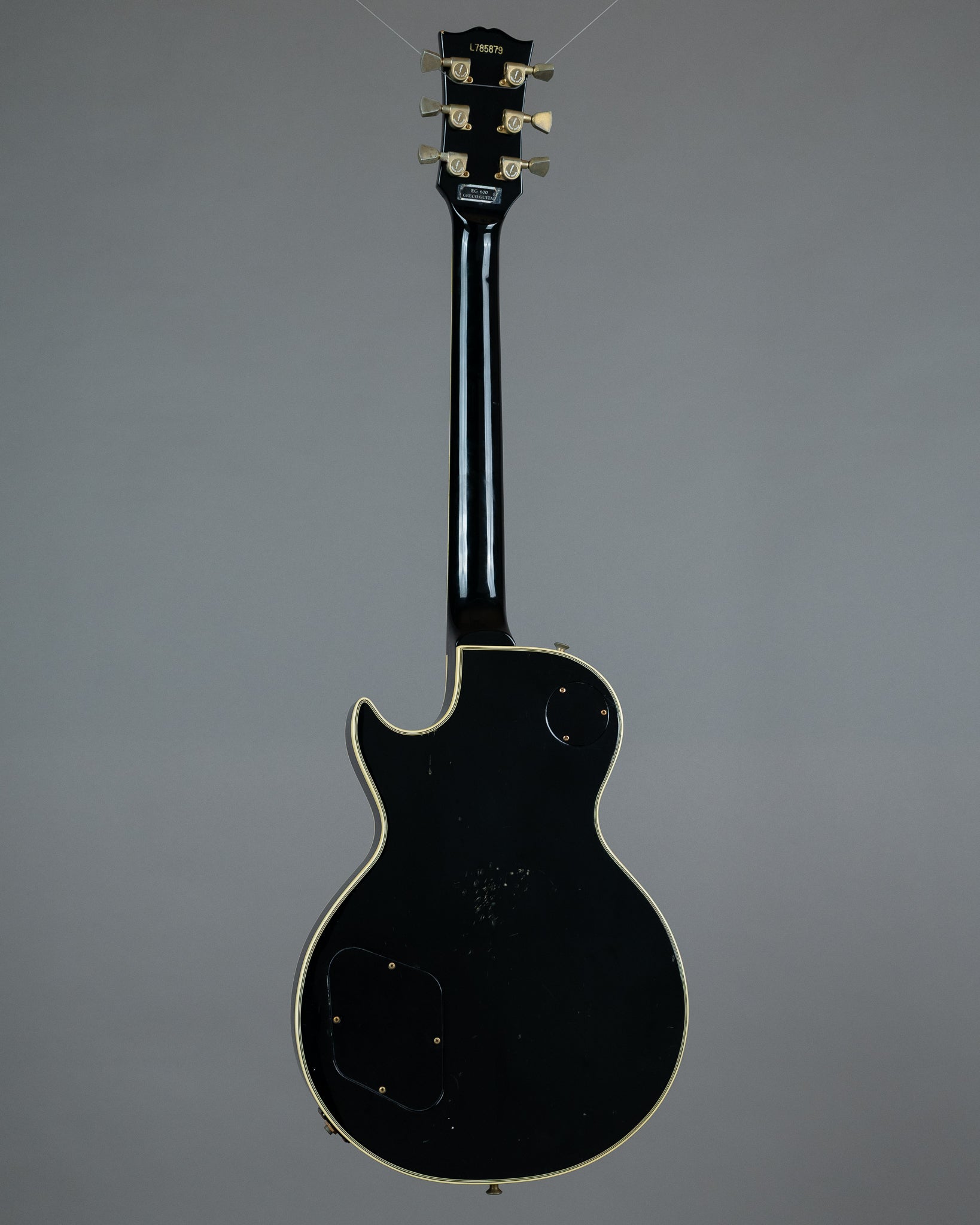 c1978 Greco EG-600 Les Paul Custom (Japan, Ebony, OHSC)