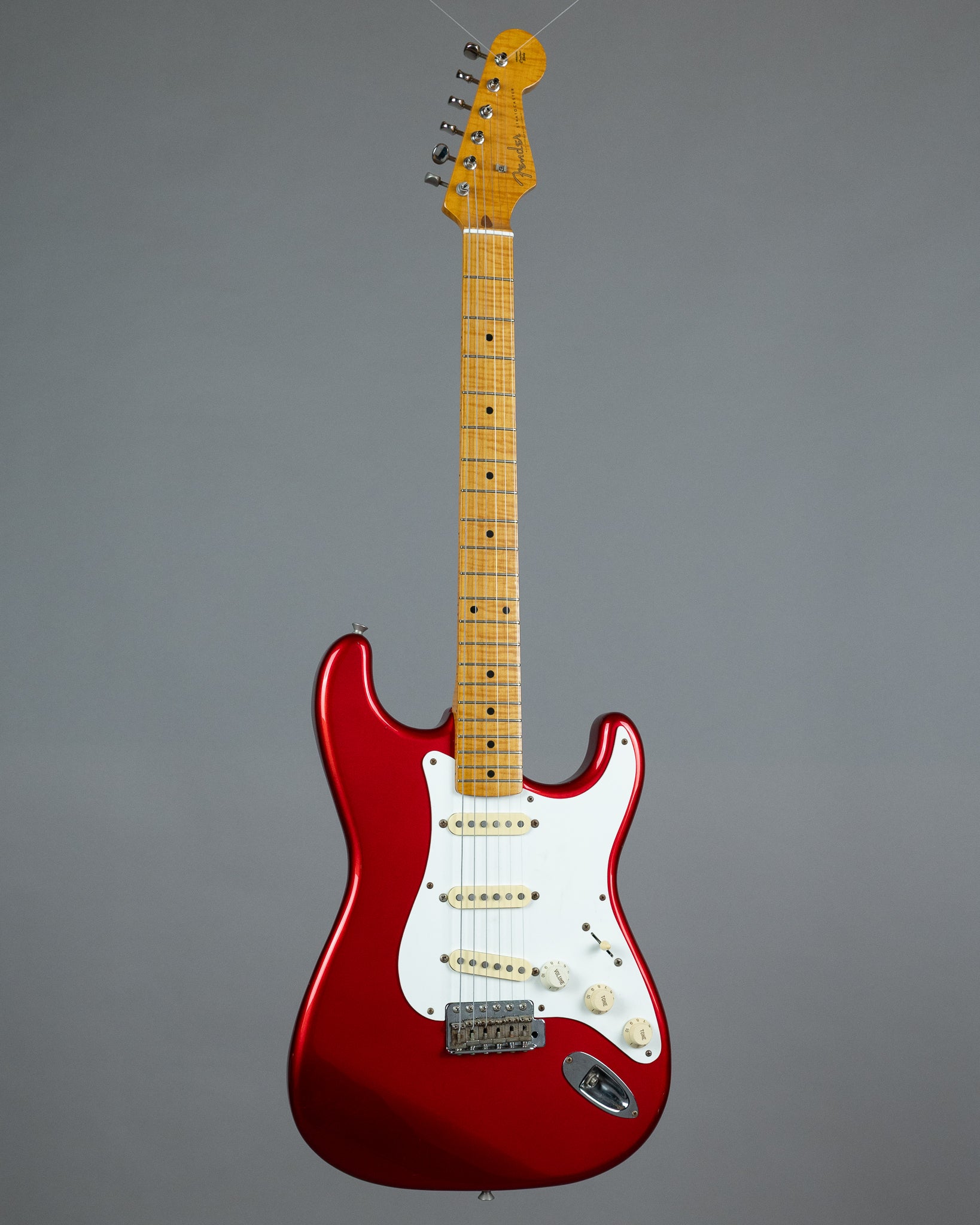 1994 Fender ST-57AS 40th Anniversary Foto Flame (Japan, Candy Apple Red)