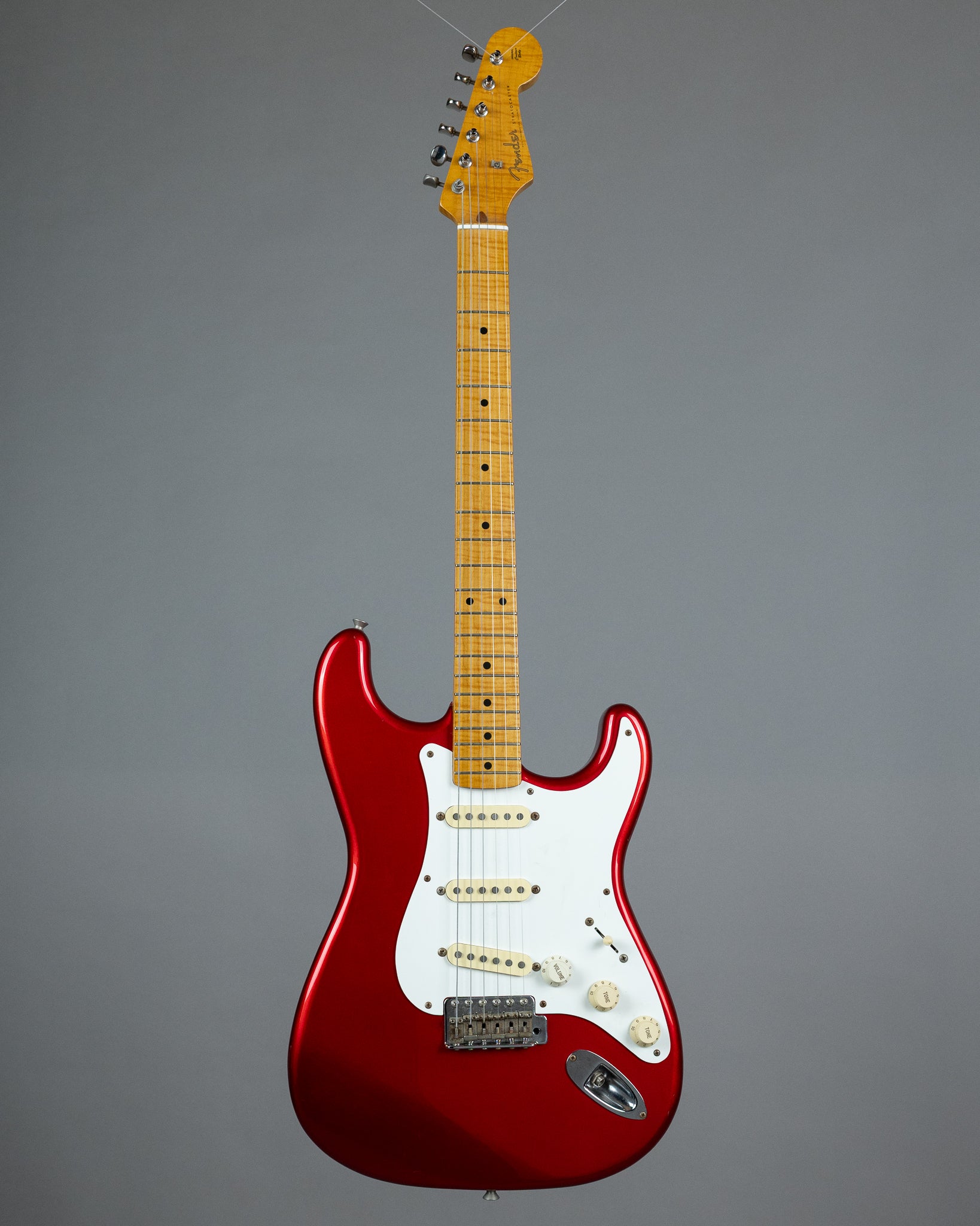 1994 Fender ST-57AS 40th Anniversary Foto Flame (Japan, Candy Apple Red)