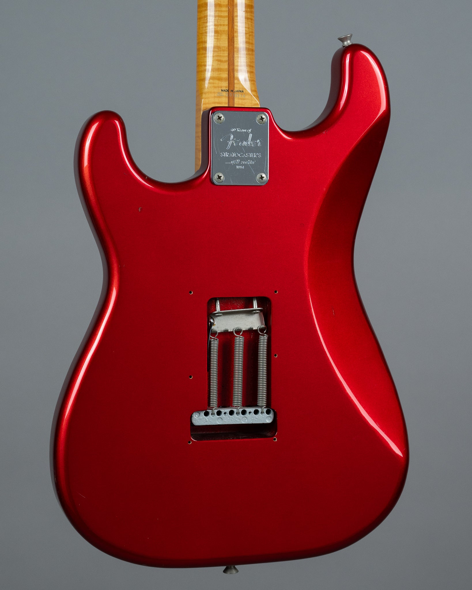 1994 Fender ST-57AS 40th Anniversary Foto Flame (Japan, Candy Apple Red)