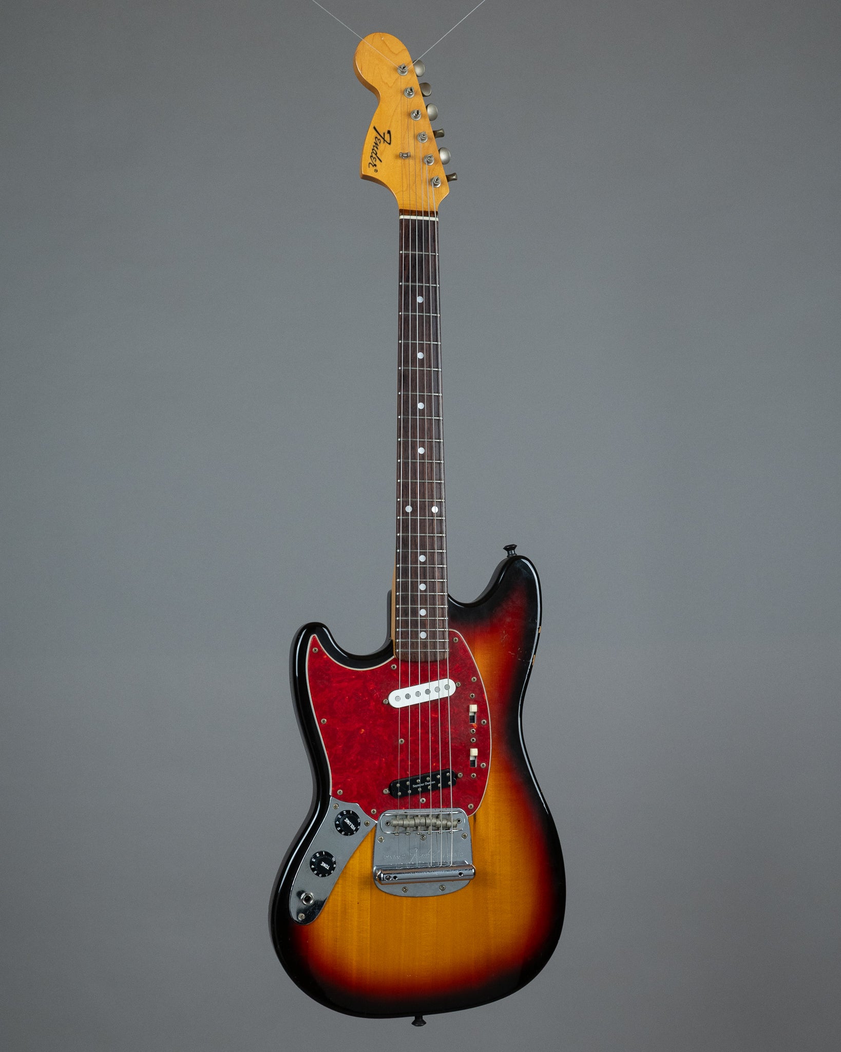 c1994 Fender MG-69 Mustang MOD Left Handed (Japan, Sunburst)