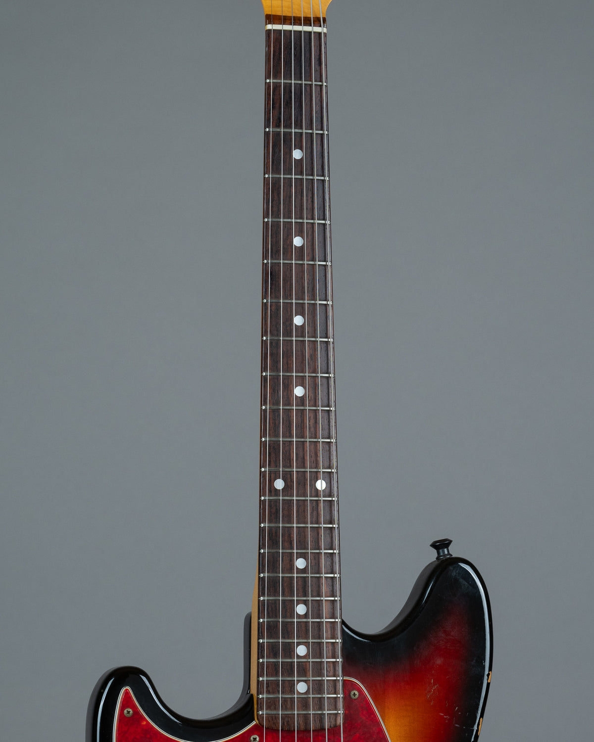 c1994 Fender MG-69 Mustang MOD Left Handed (Japan, Sunburst)