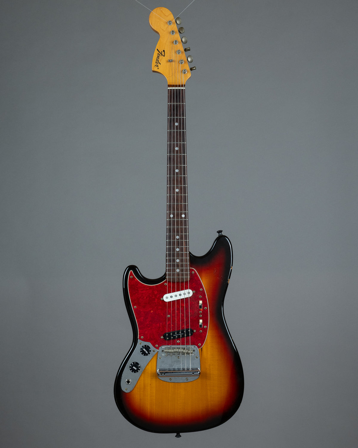 c1994 Fender MG-69 Mustang MOD Left Handed (Japan, Sunburst)