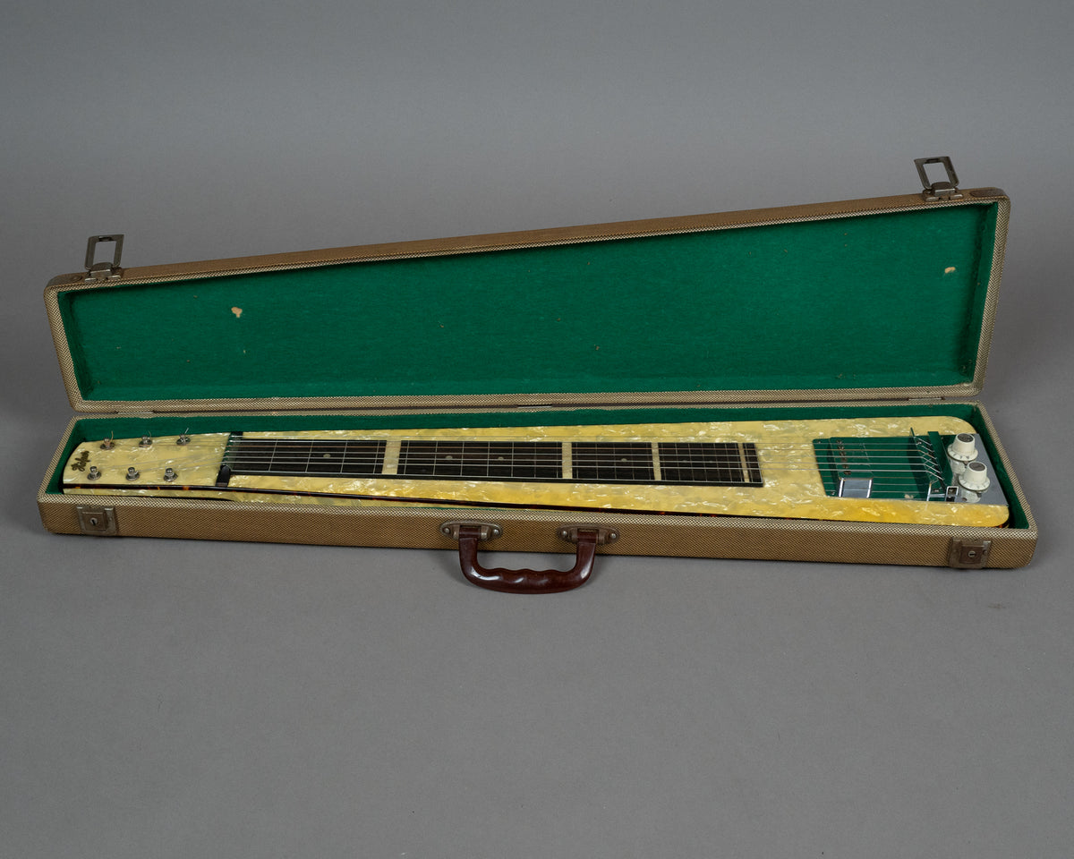 c1965 Hofner 'Hawaiian Artist' 115 Lap Steel (West Germany, Pearloid, OHSC)