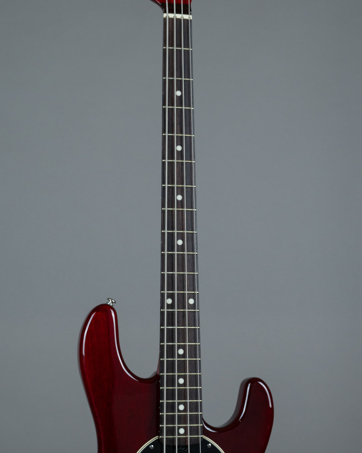 2006 Ernie Ball Music Man 30th Anniversary Stingray 4 (USA, Crimson Transparent, OHSC)