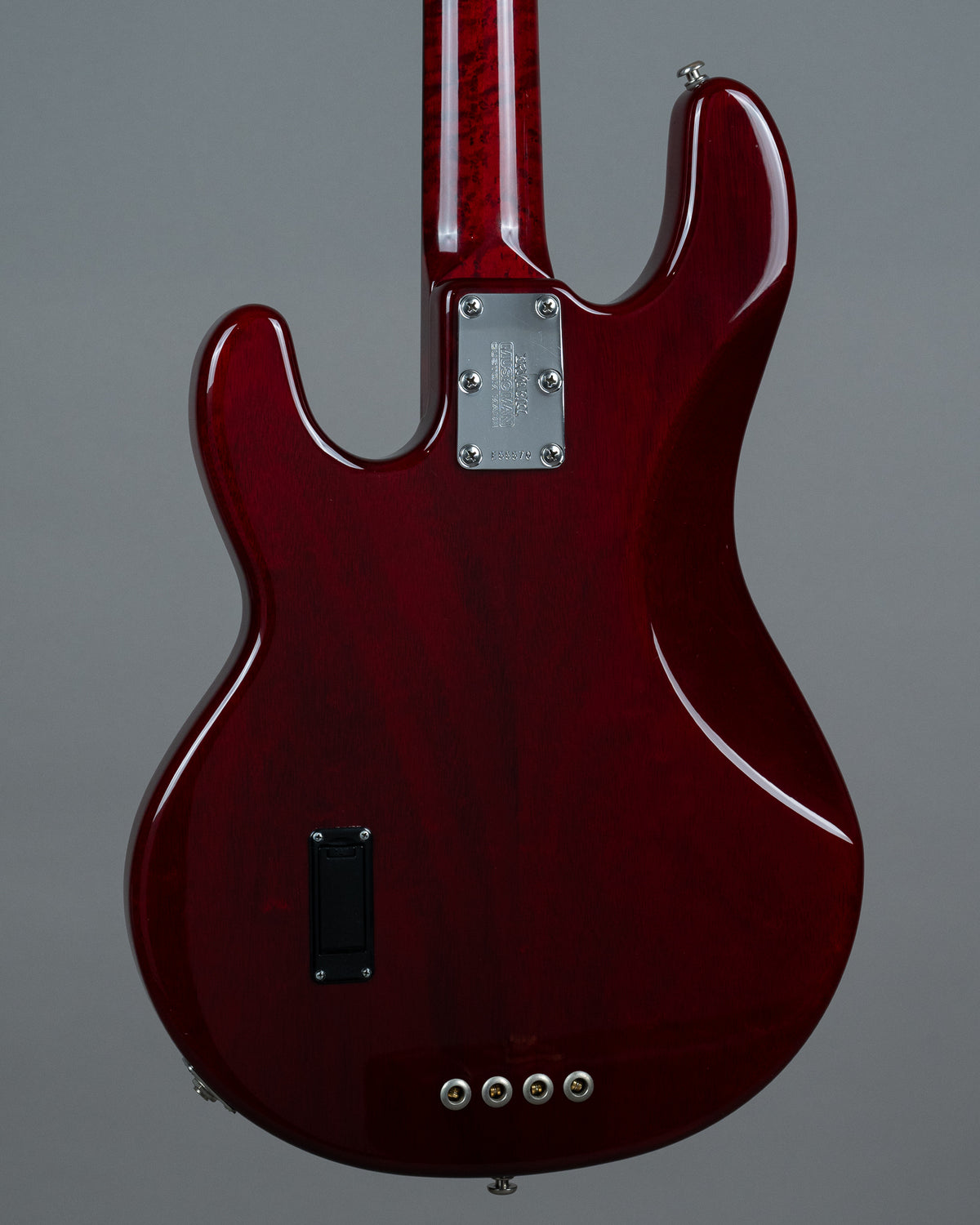 2006 Ernie Ball Music Man 30th Anniversary Stingray 4 (USA, Crimson Transparent, OHSC)