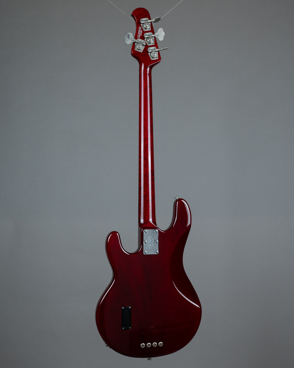 2006 Ernie Ball Music Man 30th Anniversary Stingray 4 (USA, Crimson Transparent, OHSC)