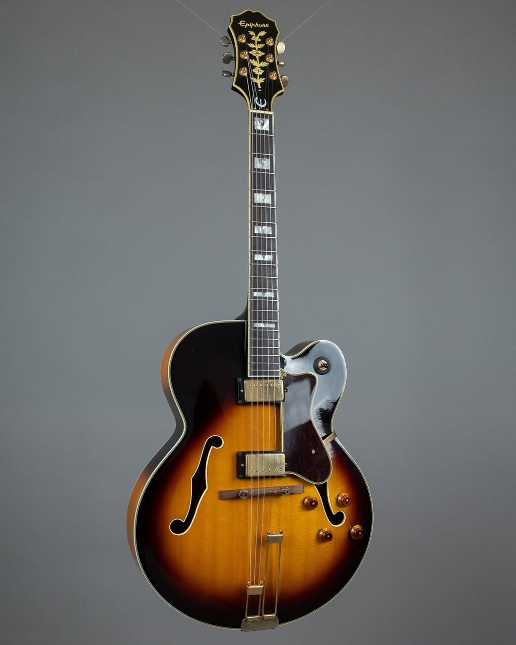 2000 Epiphone Broadway (Korea, Antique Sunburst, OHSC)
