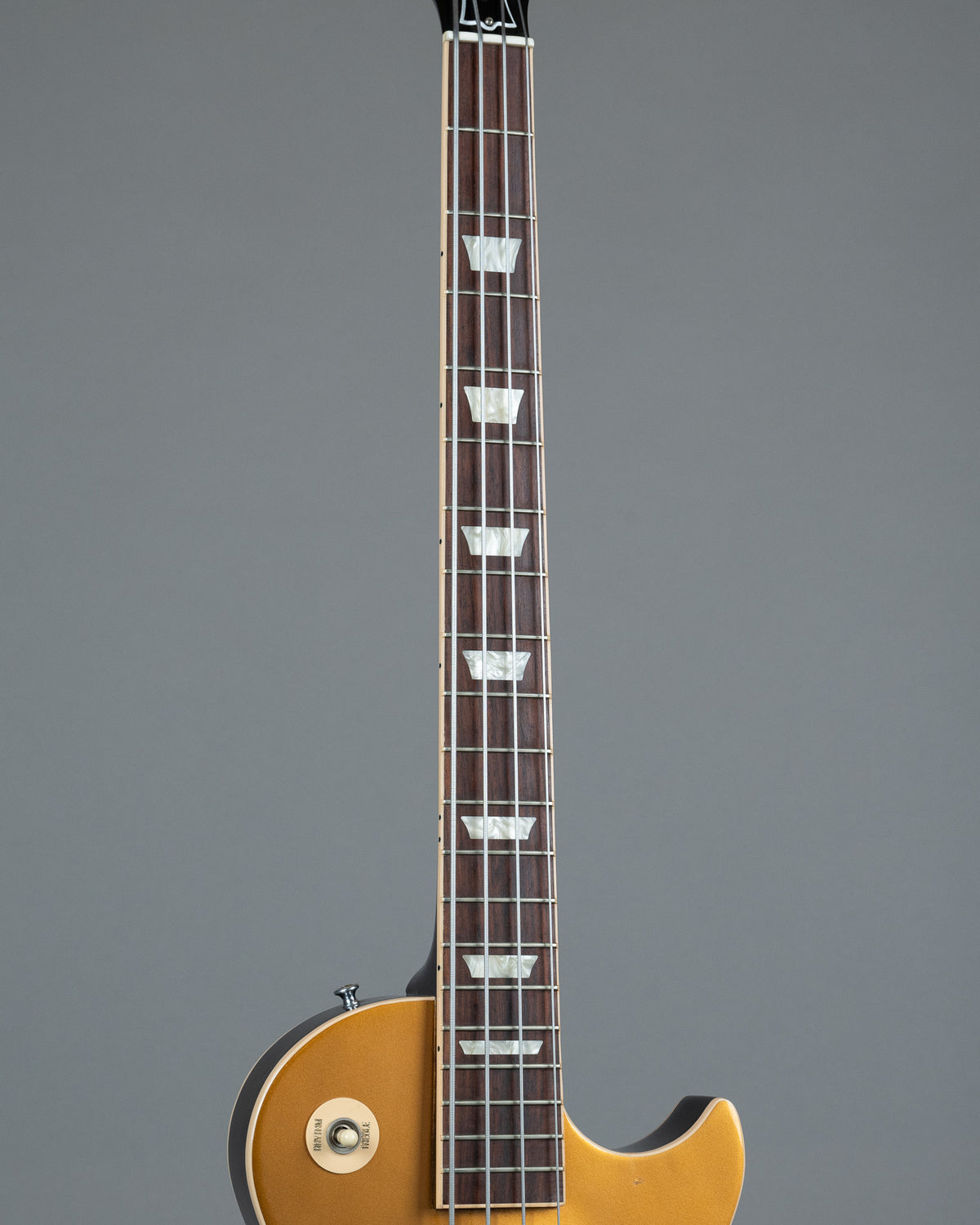 2016 Gibson Memphis ES-LP Bass (USA, Goldtop, OHSC)