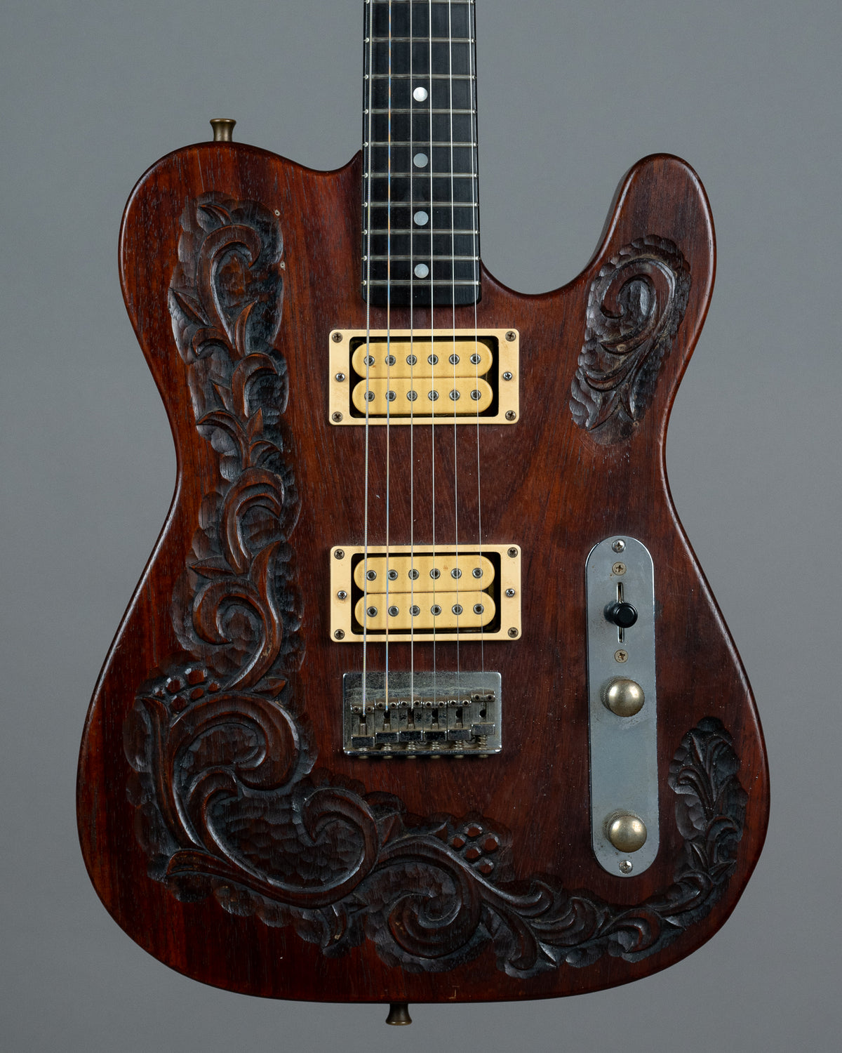 c1980s Custom Made T Style '自然の少年' (Japan, Stained Ash)