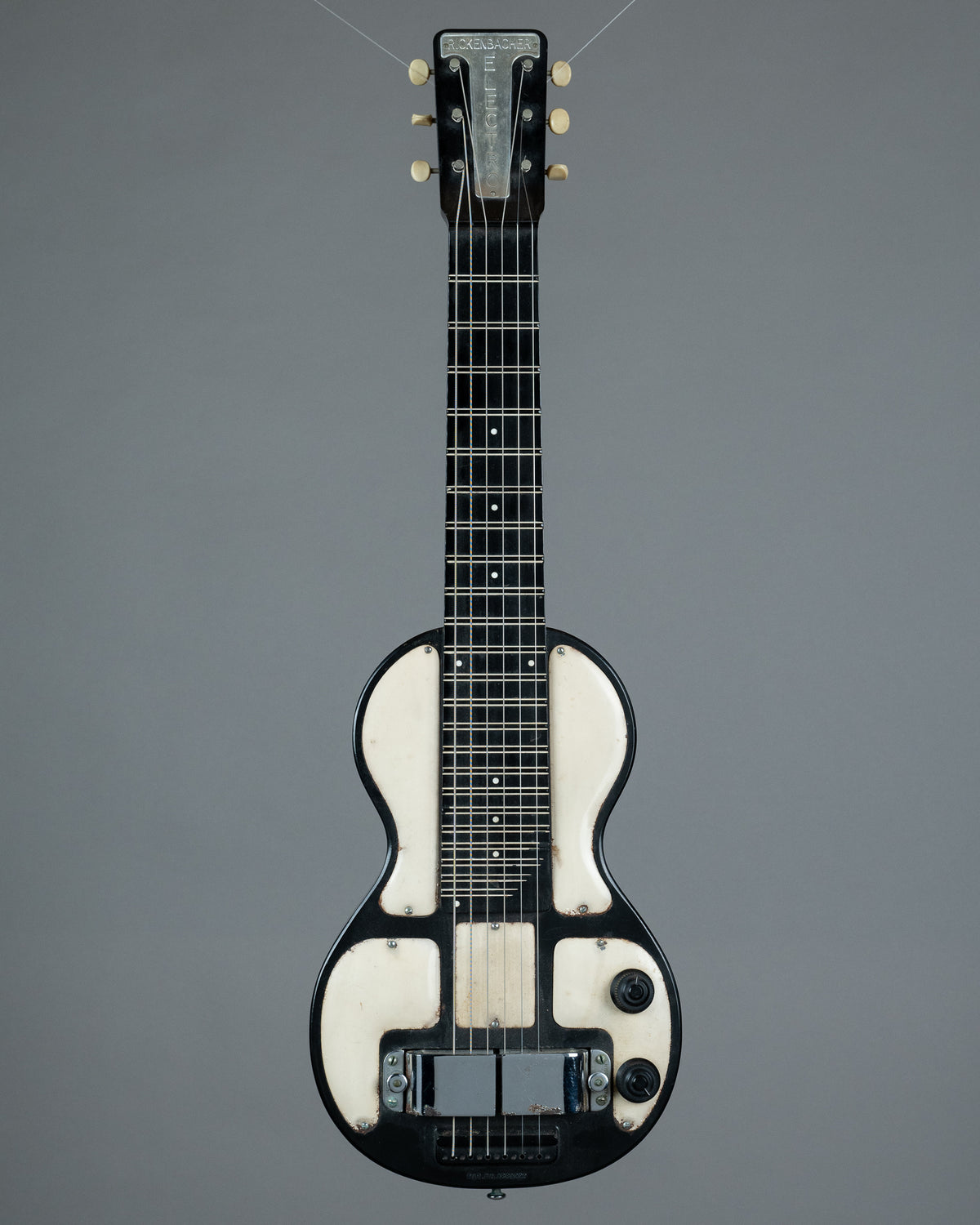 c1940s Rickenbacker Electro Model B6  'Panda'  Lap Steel (USA, Black)
