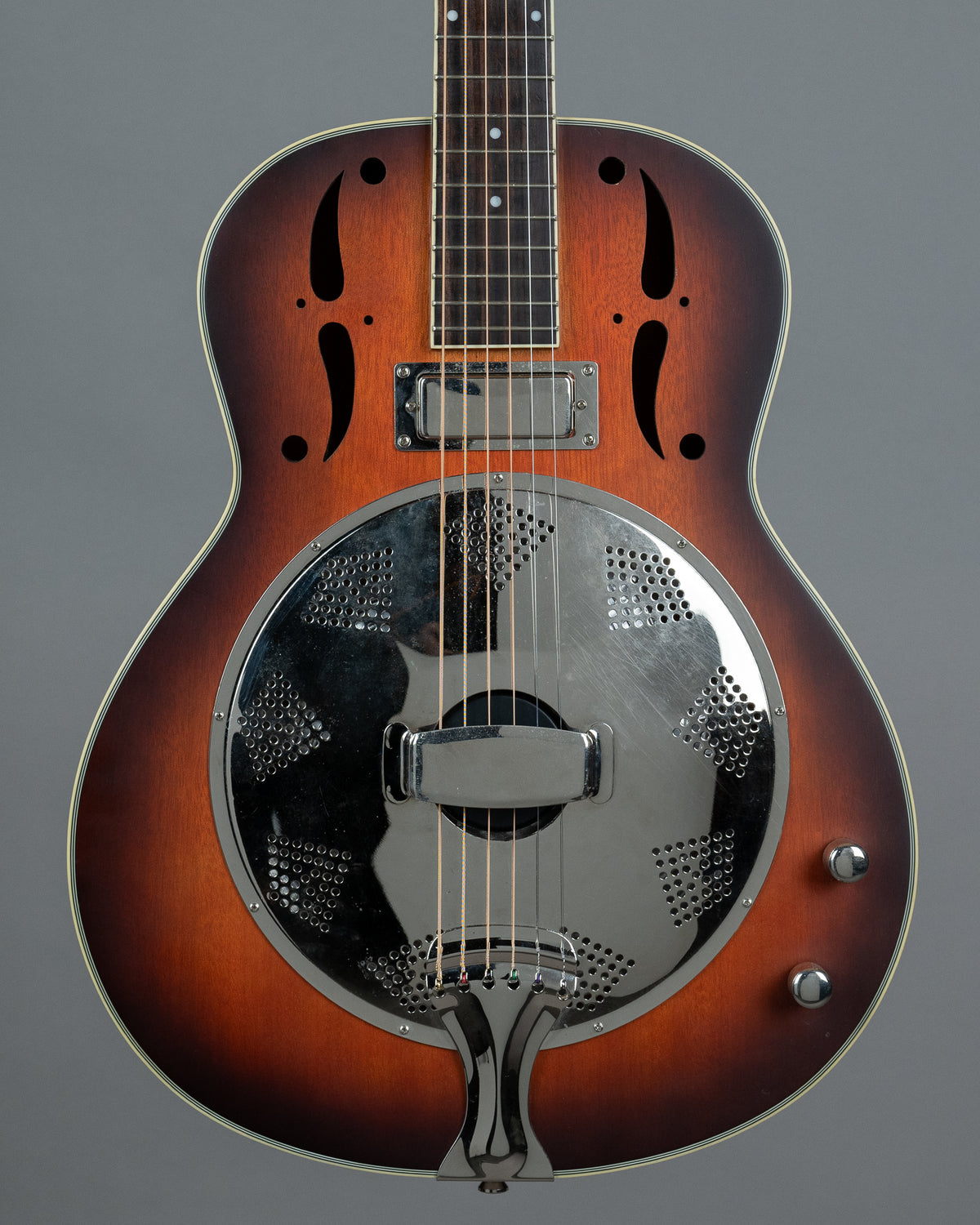 c2010s Oakridge Resonator (China, Sunburst, Pickup)