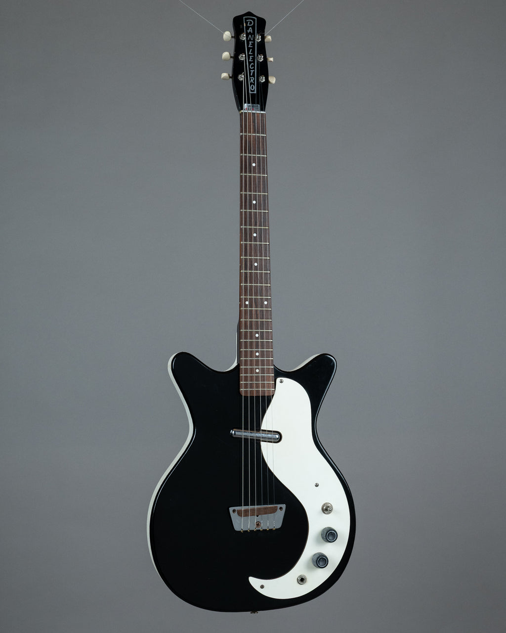 1964 Danelectro DC-1 (USA, Black, OHSC)