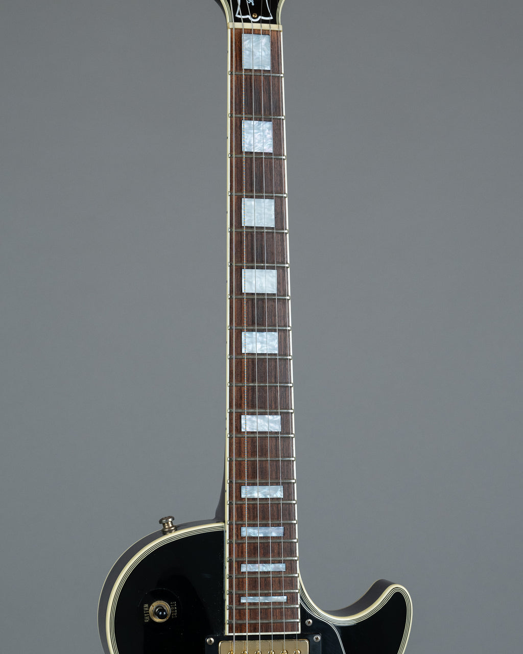2001 Epiphone LPC-80 Les Paul Custom (Japan, Ebony, HSC)