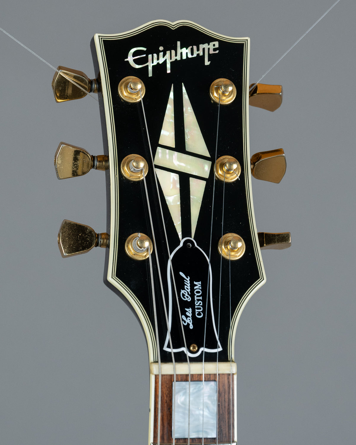 2001 Epiphone LPC-80 Les Paul Custom (Japan, Ebony, HSC)