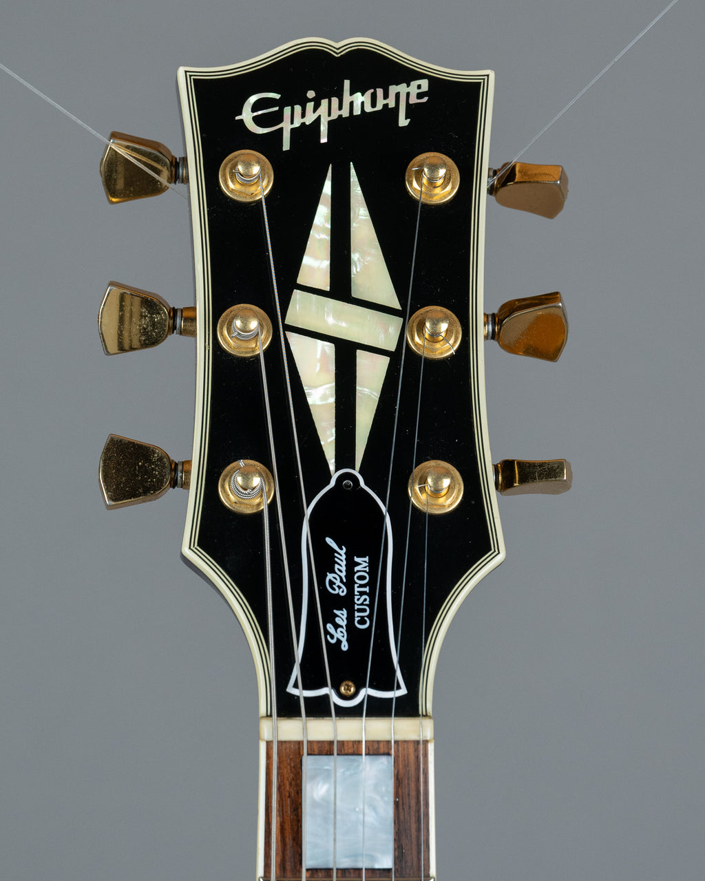 2001 Epiphone LPC-80 Les Paul Custom (Japan, Ebony, HSC)