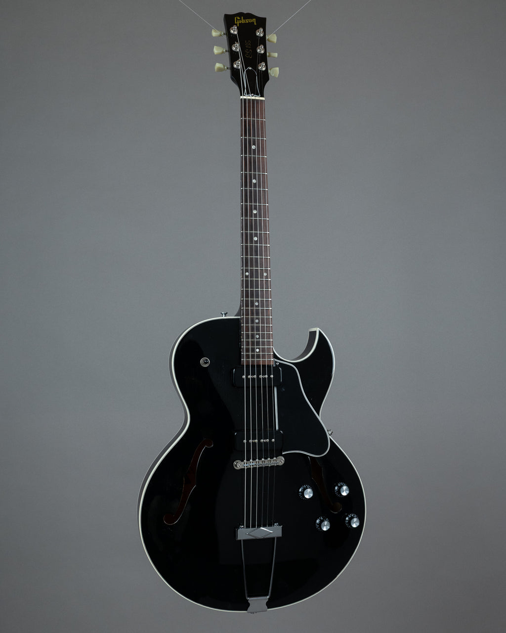 1993 Gibson ES-135 (USA, Black, OHSC)