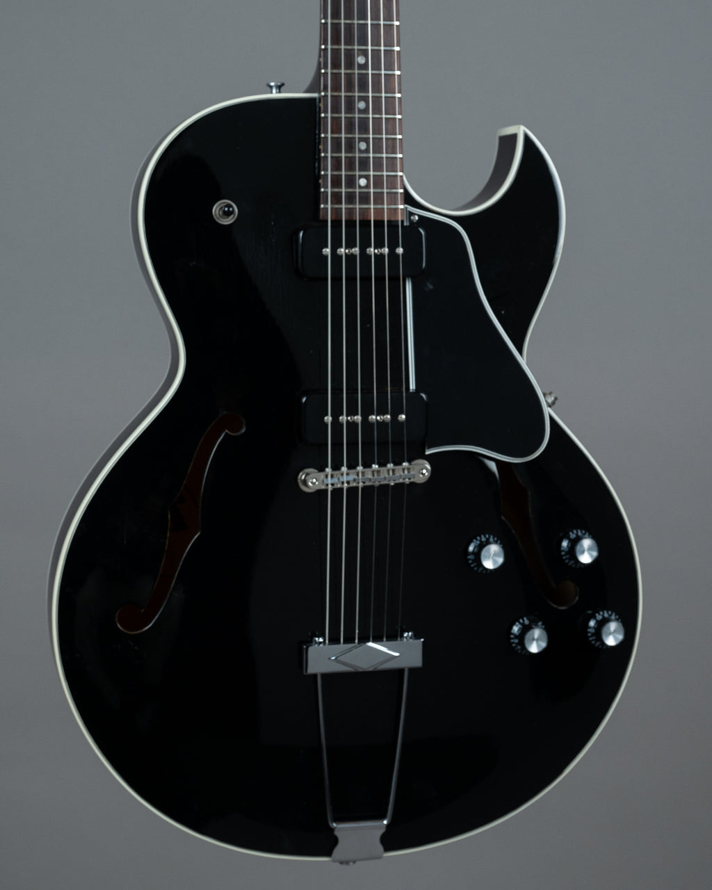 1993 Gibson ES-135 (USA, Black, OHSC)