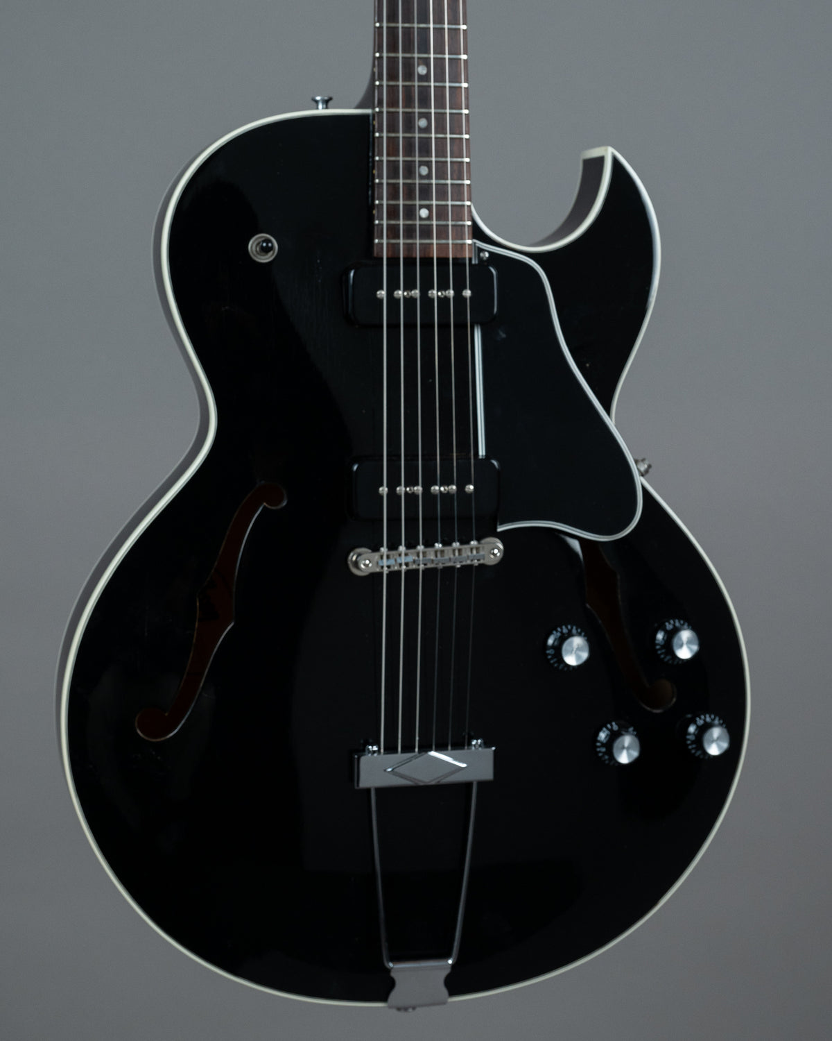 1993 Gibson ES-135 (USA, Black, OHSC)