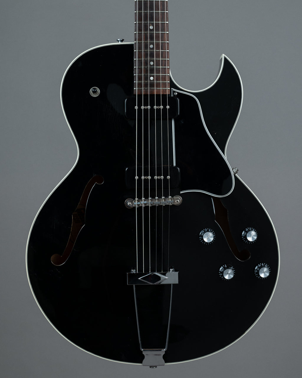 1993 Gibson ES-135 (USA, Black, OHSC)