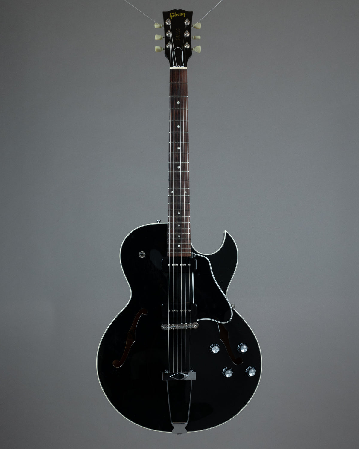 1993 Gibson ES-135 (USA, Black, OHSC)