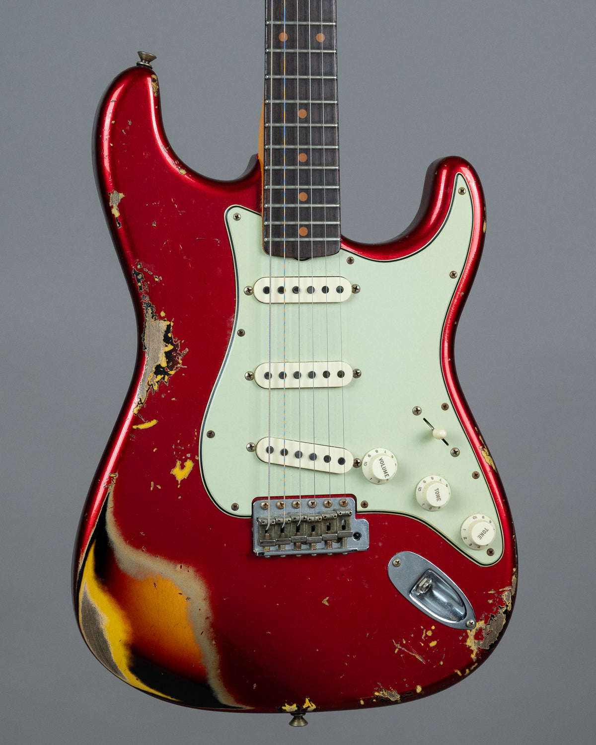 2022 Fender Custom Shop LTD '62 Stratocaster Heavy Relic (USA, Candy Apple Red/Sunburst, OHSC)