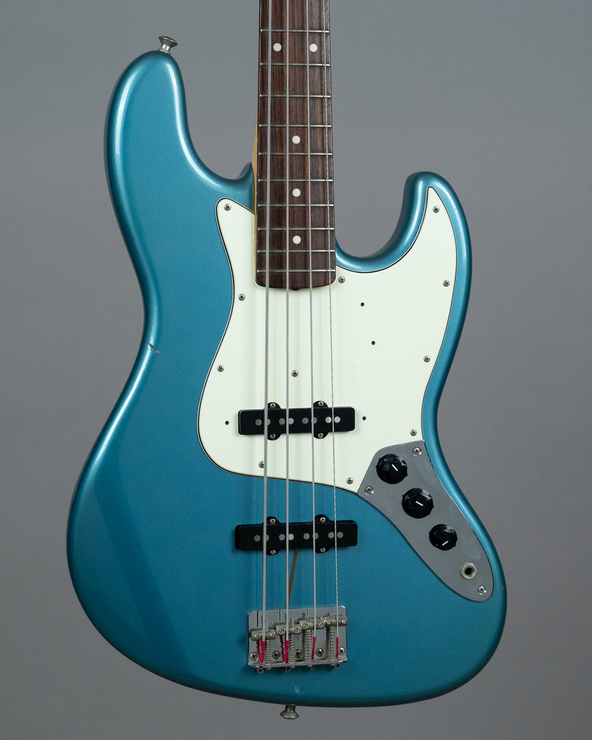c2007 Fender JB-62 Jazz Bass (Japan, Ocean Turquoise Metallic, Matching Headstock)